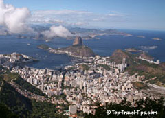 Rio de Jenerio seen from above